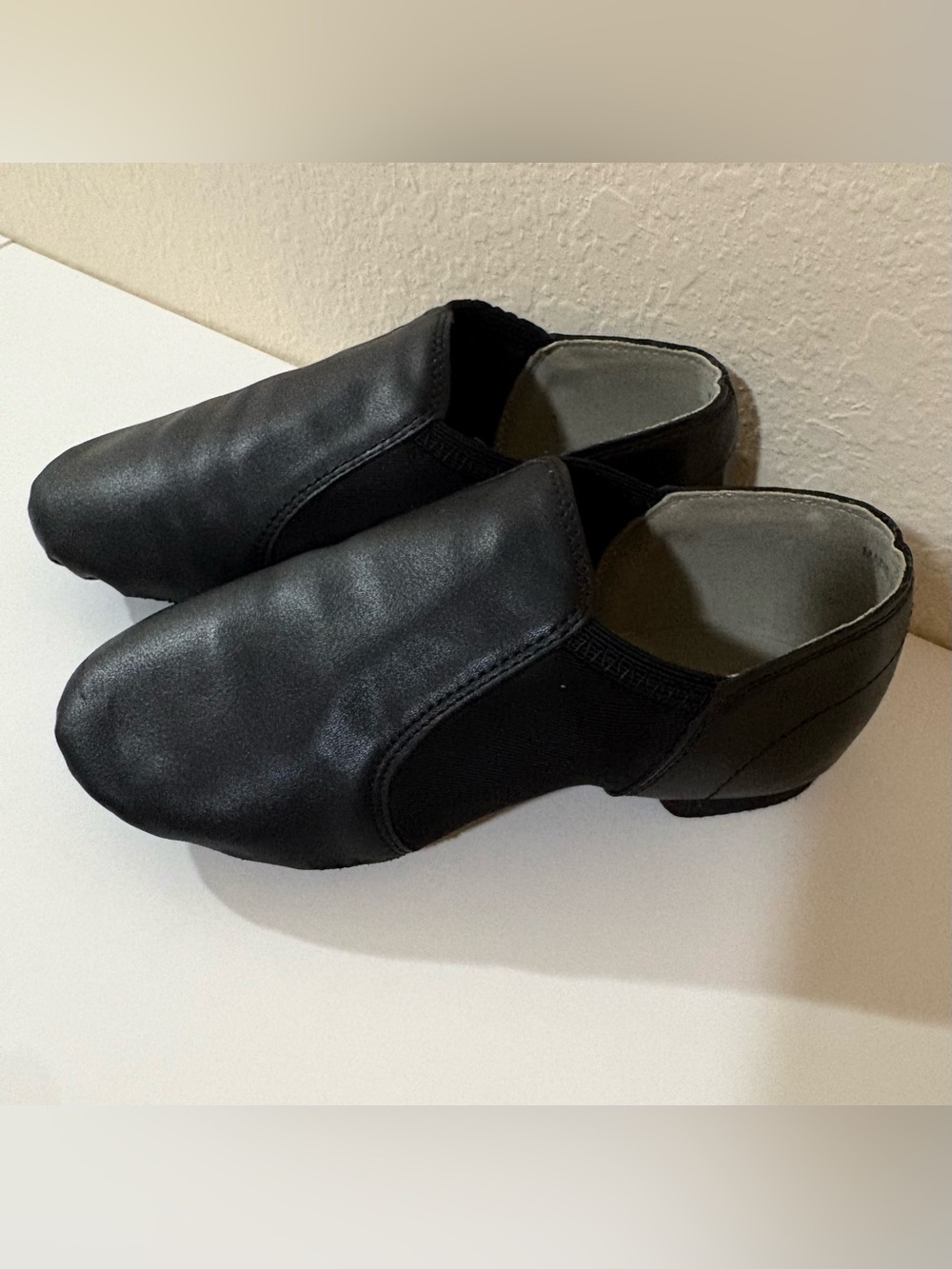 Shoes Dance PU Leather Upper Slip-on Girl's Boy's Jazz  (Size  Little kid S 13.5